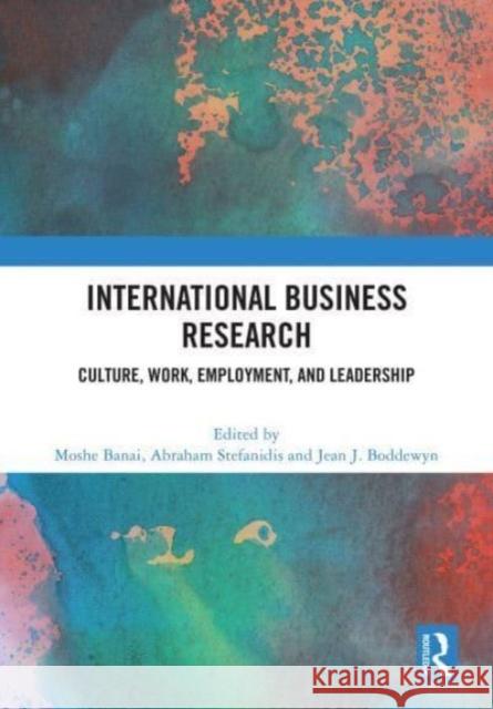 International Business Research  9781032606033 Taylor & Francis Ltd - książka