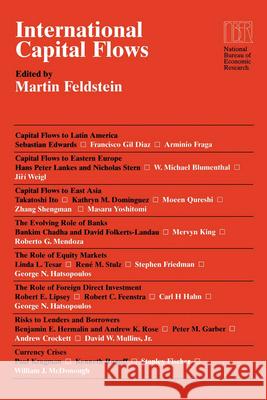 International Capital Flows Martin Feldstein 9780226241043 University of Chicago Press - książka