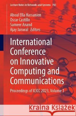 International Conference on Innovative Computing and Communications  9789819933143 Springer Nature Singapore - książka