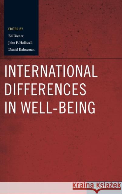 International Differences Well-Being C Diener, Ed 9780199732739  - książka
