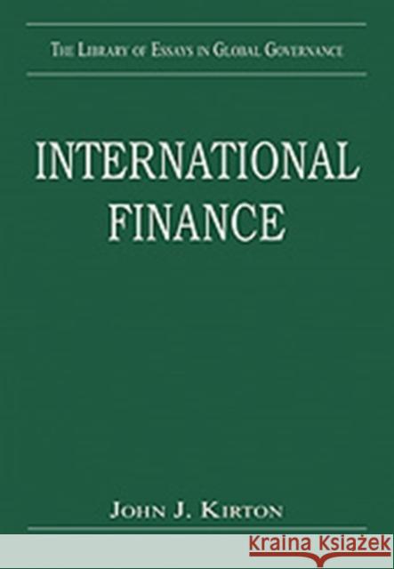 International Finance  9780754626718 ASHGATE PUBLISHING GROUP - książka