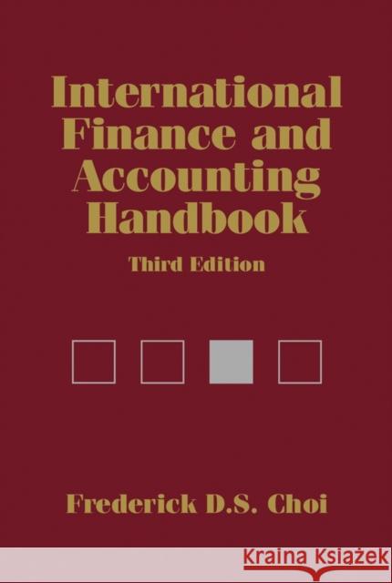 International Finance and Accounting Handbook Frederick D. S. Choi Frederick D. S. Choi 9780471229216 John Wiley & Sons - książka