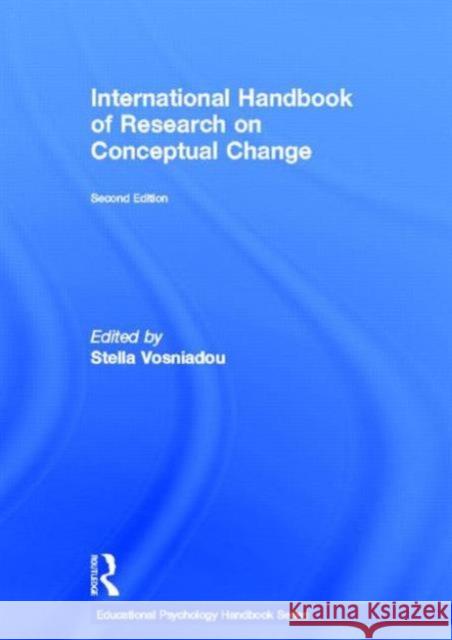 International Handbook of Research on Conceptual Change  9780415898829 Routledge - książka