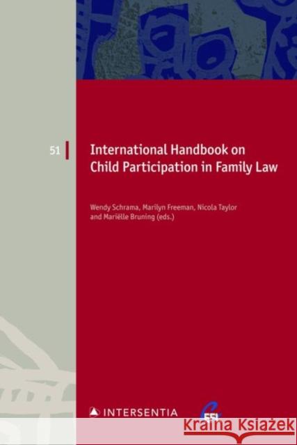 International Handbook on Child Participation in Family Law: Volume 51 Schrama, Wendy 9781839700569 Intersentia Ltd - książka