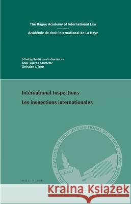 International Inspections/Les Inspections Internationales Anne-Laure Chaumette Christian J. Tams 9789004522541 Brill Nijhoff - książka