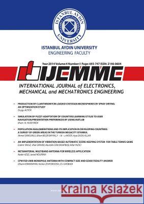 International Journal of Electronics, Mechanical and Mechatronics Engineering: Ijemme Osman Nuri Ucan 9781642260762 Istanbul Aydin University International - książka