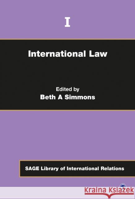 International Law Beth A. Simmons 9781412912556 Sage Publications - książka