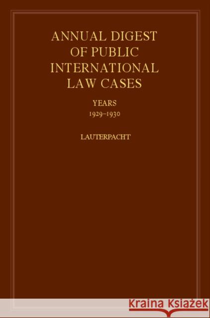 International Law Reports H. Lauterpacht 9780521463508 Cambridge University Press - książka