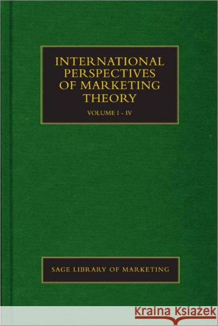 International Perspectives of Marketing Theory Mark Tadajewski 9781446273609 Sage Publications Ltd - książka