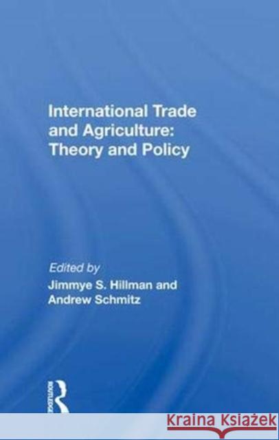 International Trade and Agriculture: Theory and Policy  9780367021351 Taylor and Francis - książka