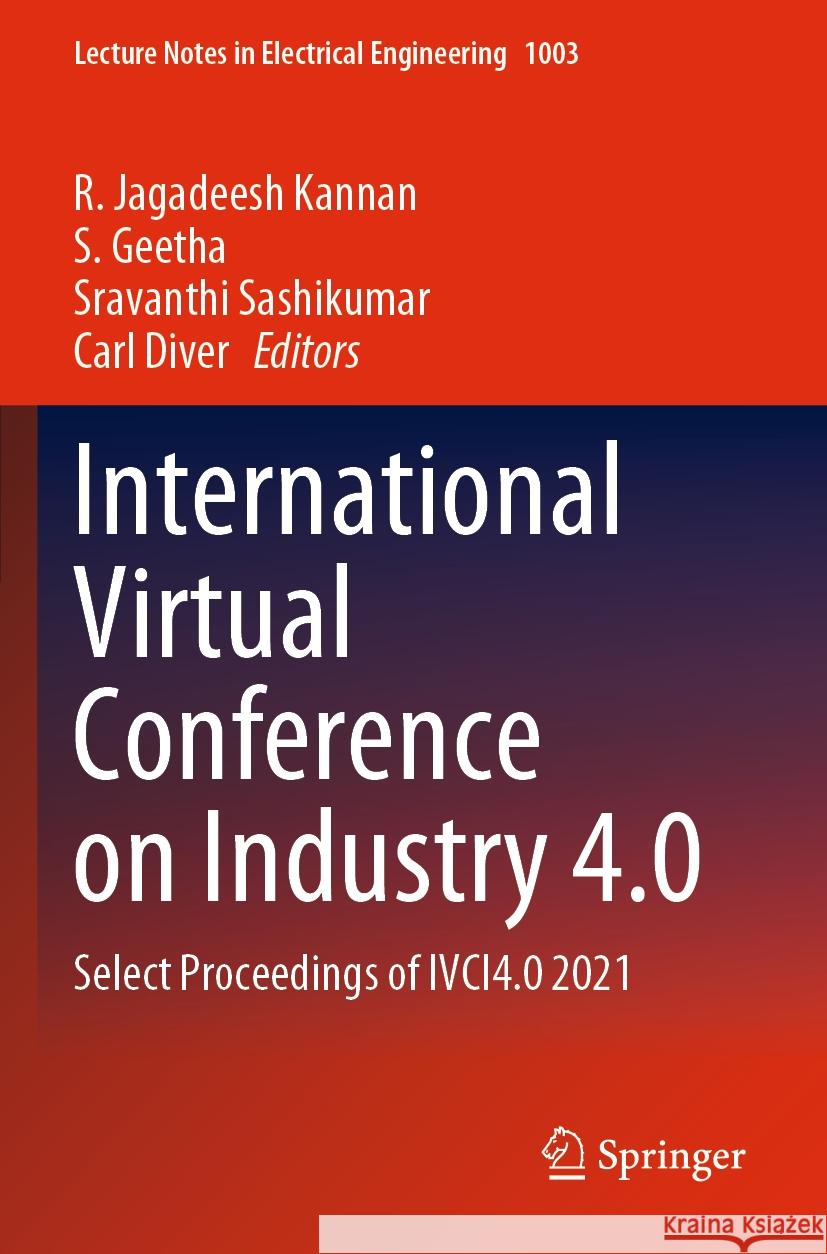 International Virtual Conference on Industry 4.0  9789811999918 Springer Nature Singapore - książka