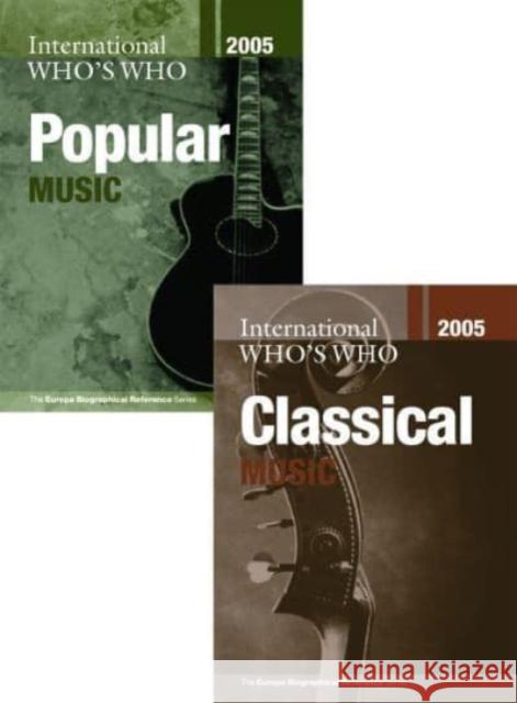 International Who's Who in Classical Music/Popular Music 2005 Set Unknown                                  Routledge 9781857433234 Routledge - książka