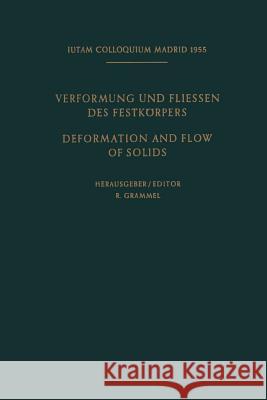 Internationale Union Für Theoretische Und Angewandte Mechanik / International Union of Theoretical and Applied Mechanics: Verformung Und Fliessen Des International Union of Theoretical and A 9783662387917 Springer - książka