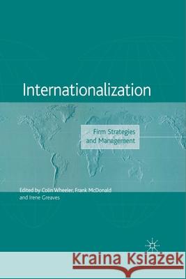 Internationalization: Firm Strategies and Management Wheeler, C. 9781349510221 Palgrave Macmillan - książka