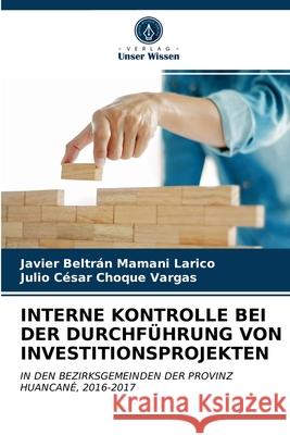 Interne Kontrolle Bei Der Durchführung Von Investitionsprojekten Javier Beltrán Mamani Larico, Julio César Choque Vargas 9786203512243 Verlag Unser Wissen - książka