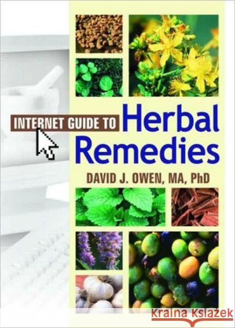 Internet Guide to Herbal Remedies David J. Owen 9780789022301 Haworth Information Press - książka