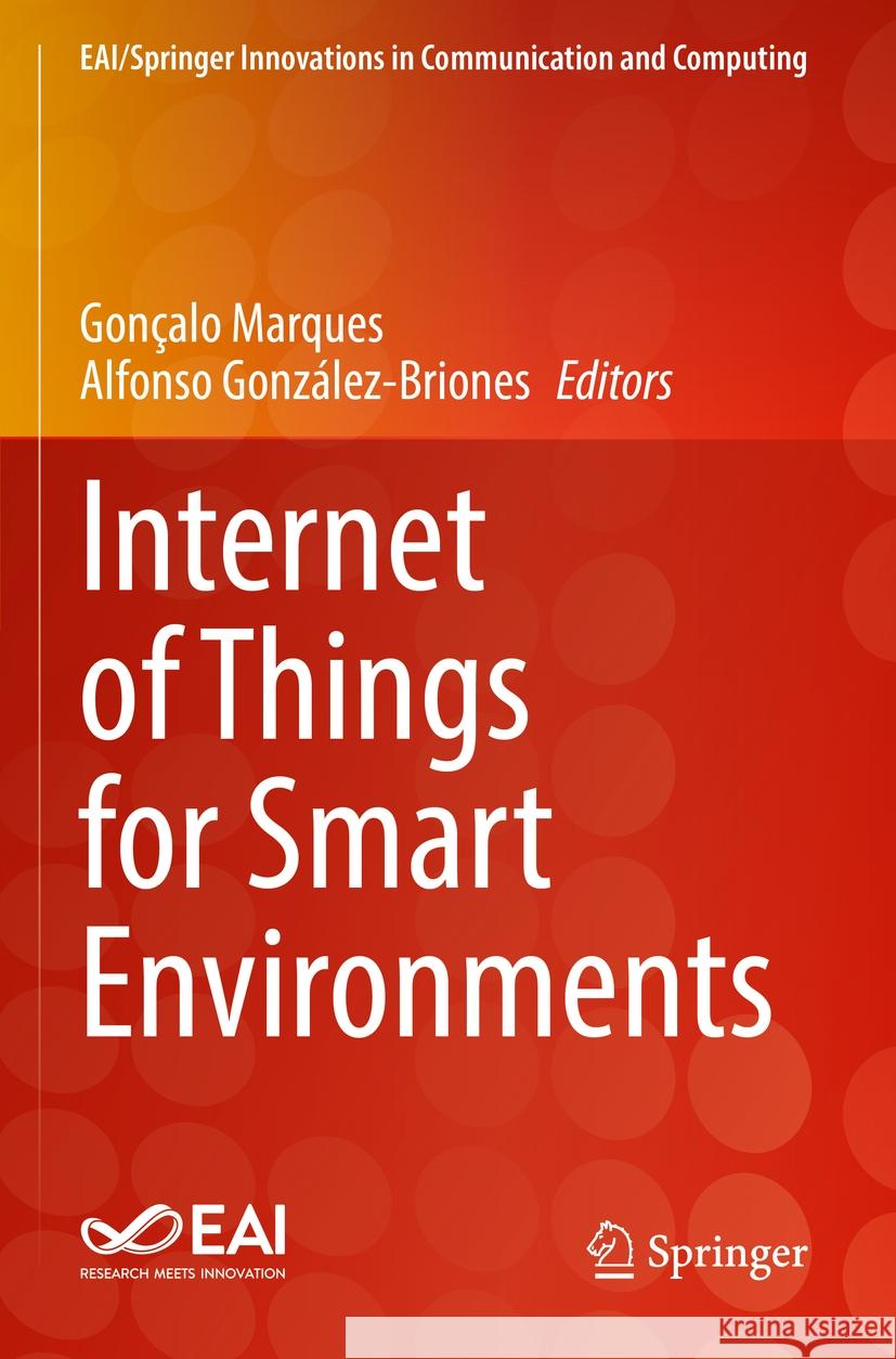 Internet of Things for Smart Environments  9783031097317 Springer International Publishing - książka