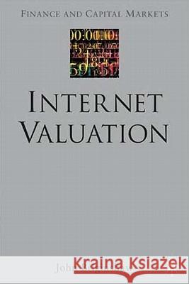 Internet Valuation John Briginshaw 9780333949603 Palgrave MacMillan - książka