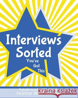 Interviews Sorted: A guide to job interviews Heather Watt 9781919264837 Fuzzy Flamingo - książka