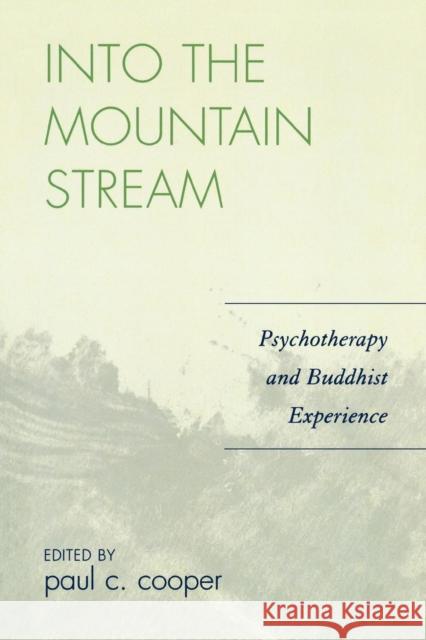 Into the Mountain Stream: Psychotherapy and Buddhist Experience Cooper, Paul C. 9780765704658 Jason Aronson - książka