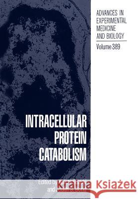 Intracellular Protein Catabolism Koichi Suzuki Judith S. Bond 9781461380030 Springer - książka