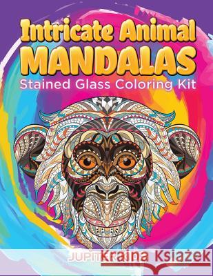 Intricate Animal Mandalas: Stained Glass Coloring Kit Jupiter Kids 9781683052579 Jupiter Kids - książka