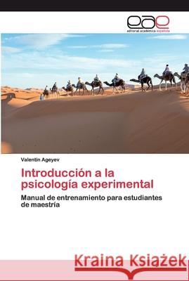 Introducción a la psicología experimental Ageyev, Valentin 9786200389176 Editorial Académica Española - książka