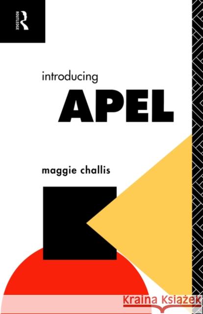 Introducing Apel Challis, Maggie 9780415092449 Routledge - książka