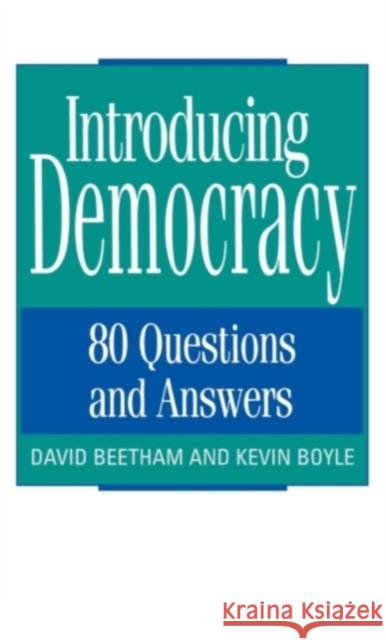 Introducing Democracy Boyle, Kevin 9780745615196 Polity Press - książka