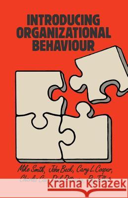 Introducing Organizational Behaviour J. M. Smith 9780333305140 Palgrave MacMillan - książka