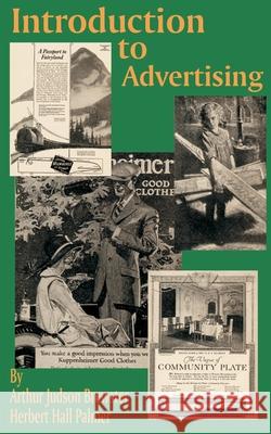 Introduction to Advertising Arthur Judson Brewster Herbert Hall Palmer 9780898755060 University Press of the Pacific - książka