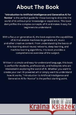 Introduction to Artificial Intelligence and Generative AI for Novice Adam Neural   9781088183748 IngramSpark - książka