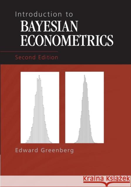 Introduction to Bayesian Econometrics Edward Greenberg 9781107436770 Cambridge University Press - książka