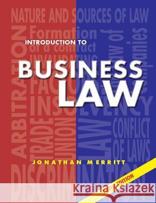 Introduction to Business Law 3rd Ed: Third Edition Merritt, J. G. 9781903499047  - książka