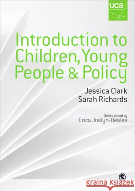 Introduction to Children, Young People and Policy Various Authors   9781446247235 SAGE Publications Ltd - książka