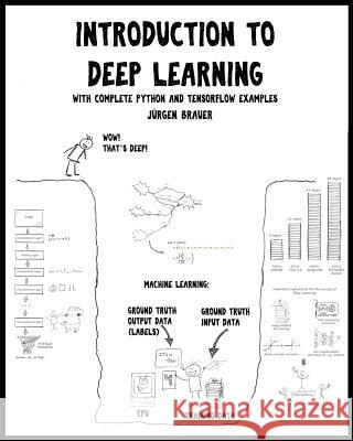 Introduction to Deep Learning: with complete Python and TensorFlow examples Juergen Brauer 9781724716415 Createspace Independent Publishing Platform - książka