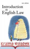 Introduction to English Law: (Originally Elements of English Law) Geldart, Yardley 9780192892683 Oxford University Press, USA