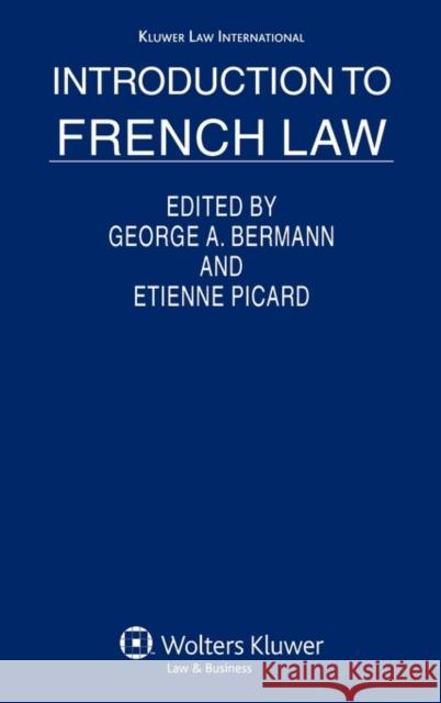 Introduction to French Law Picard 9789041124661 Kluwer Law International - książka