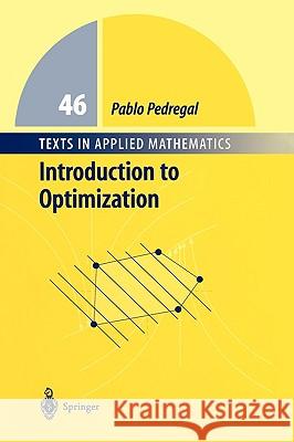Introduction to Optimization Pablo Pedregal 9780387403984 Springer - książka