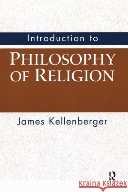 Introduction to Philosophy of Religion James Kellenberger 9780131517615 Prentice Hall - książka