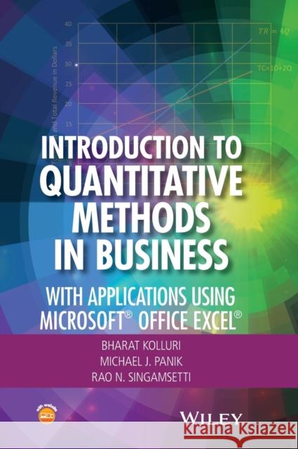 Introduction to Quantitative Methods in Business: With Applications Using Microsoft Office Excel Kolluri, Bharat 9781119220978 WILEY ACADEMIC - książka