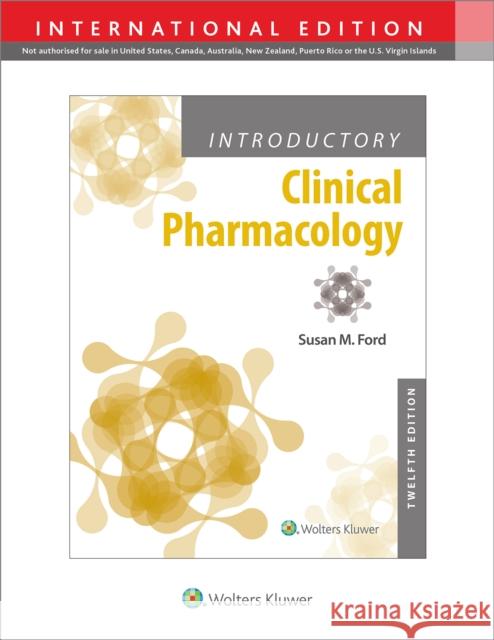 Introductory Clinical Pharmacology Susan M Ford   9781975172824 Wolters Kluwer Health - książka