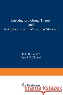 Introductory Group Theory and Its Application to Molecular Structure John Ferraro 9781468487978 Springer - książka