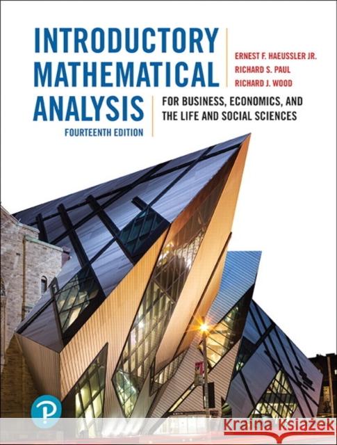 Introductory Mathematical Analysis for Business, Economics, and the Life and Social Sciences Richard Wood 9780134141107 Pearson Education (US) - książka