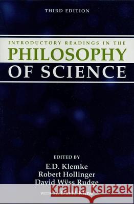 Introductory Readings in the Philosophy of Science Robert Hollinger A. David Kline David Wyss Rudge 9781573922401 Prometheus Books - książka