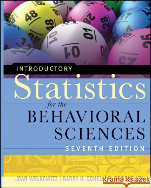 Introductory Statistics for the Behavioral Sciences Barry H Cohen 9780470907764  - książka