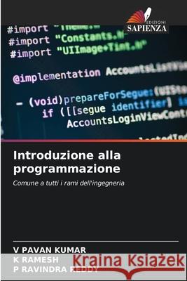 Introduzione alla programmazione V. Pava K. Ramesh P. Ravindr 9786207757572 Edizioni Sapienza - książka