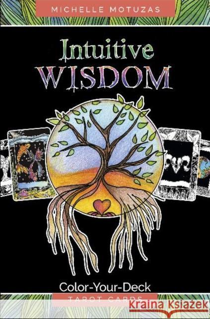 Intuitive Wisdom: Color-Your-Deck Tarot Cards Michelle Motuzas 9780764360206 Red Feather - książka