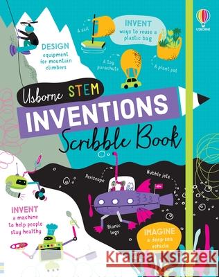 Inventions Scribble Book Usborne 9781474969000 Usborne Publishing Ltd - książka