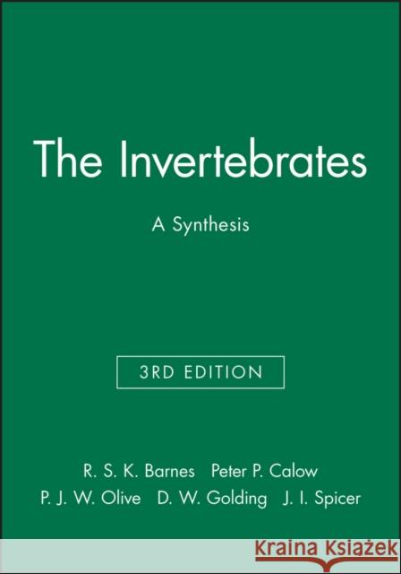 Invertebrates 3e Barnes, R. S. K. 9780632047611  - książka